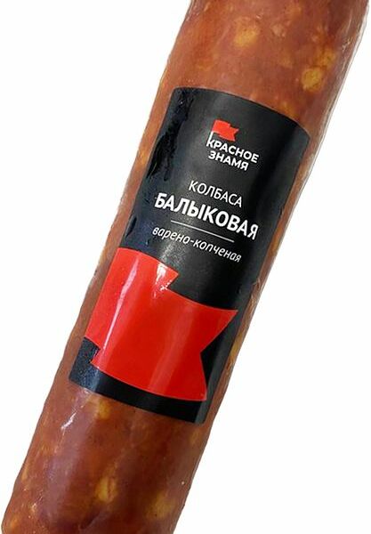 Колбаса Красное Знамя Балыковая варено-копченая 500г