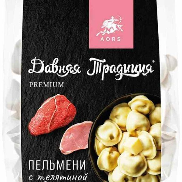 Пельмени Давняя Традиция Premium с телятиной и свининой