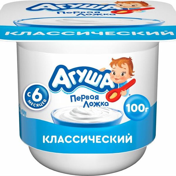 Творог Агуша 4.5% с 6 мес. 100г