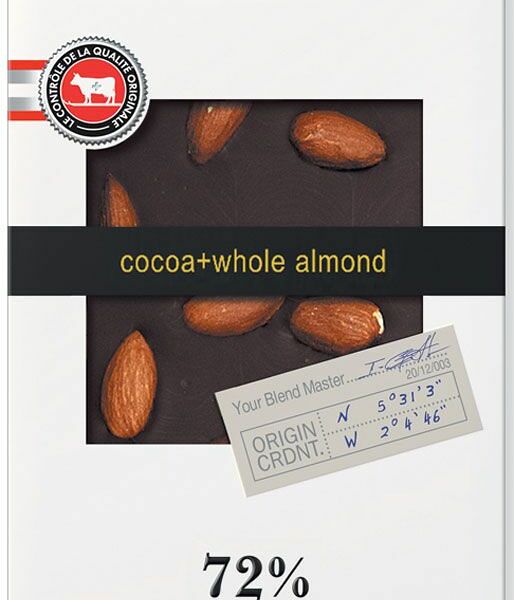 Шоколад Bucheron Village горький с миндалём 100г