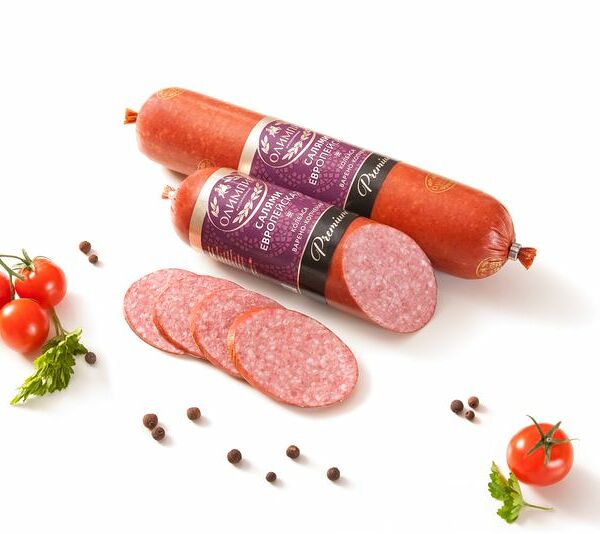 Салями варёно-копчёные Олимпия европейская