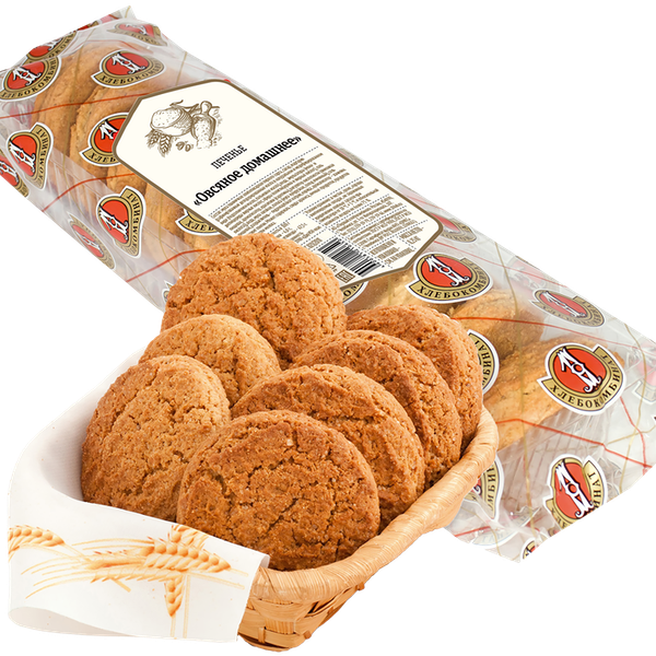 Печенье ХК ПЕРВЫЙ Домашнее овсяное, 250г