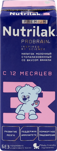 

Напиток молочный Nutrilak Premium 3 с 12 месяцев 200 мл