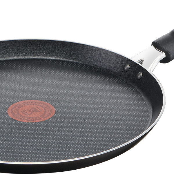 Сковорода блинная TEFAL Power 22см, антипригарное покрытие, штампованные алюминий