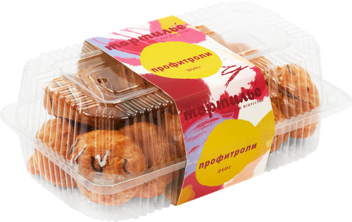 

Набор пирожных ТМ ТОРТИЛЬЕ Профитроли, 240г