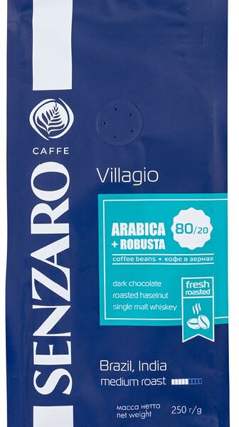 Кофе в зернах Senzaro Villagio 250г