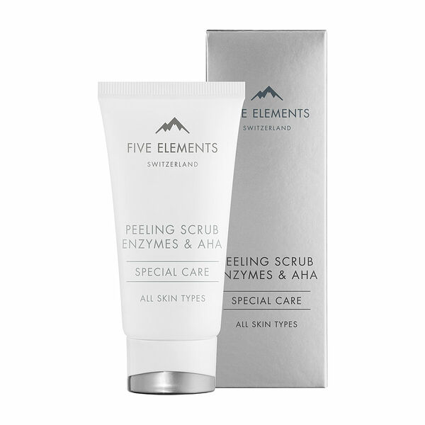 Пилинг-скраб с энзимами и AHA-кислотами FIVE ELEMENTS Peeling Scrub Enzymes&AHA для всех типов кожи лица,50мл