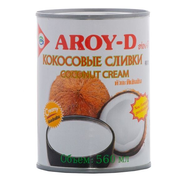 Сливки кокосовые Aroy-D 20-22% 560 мл