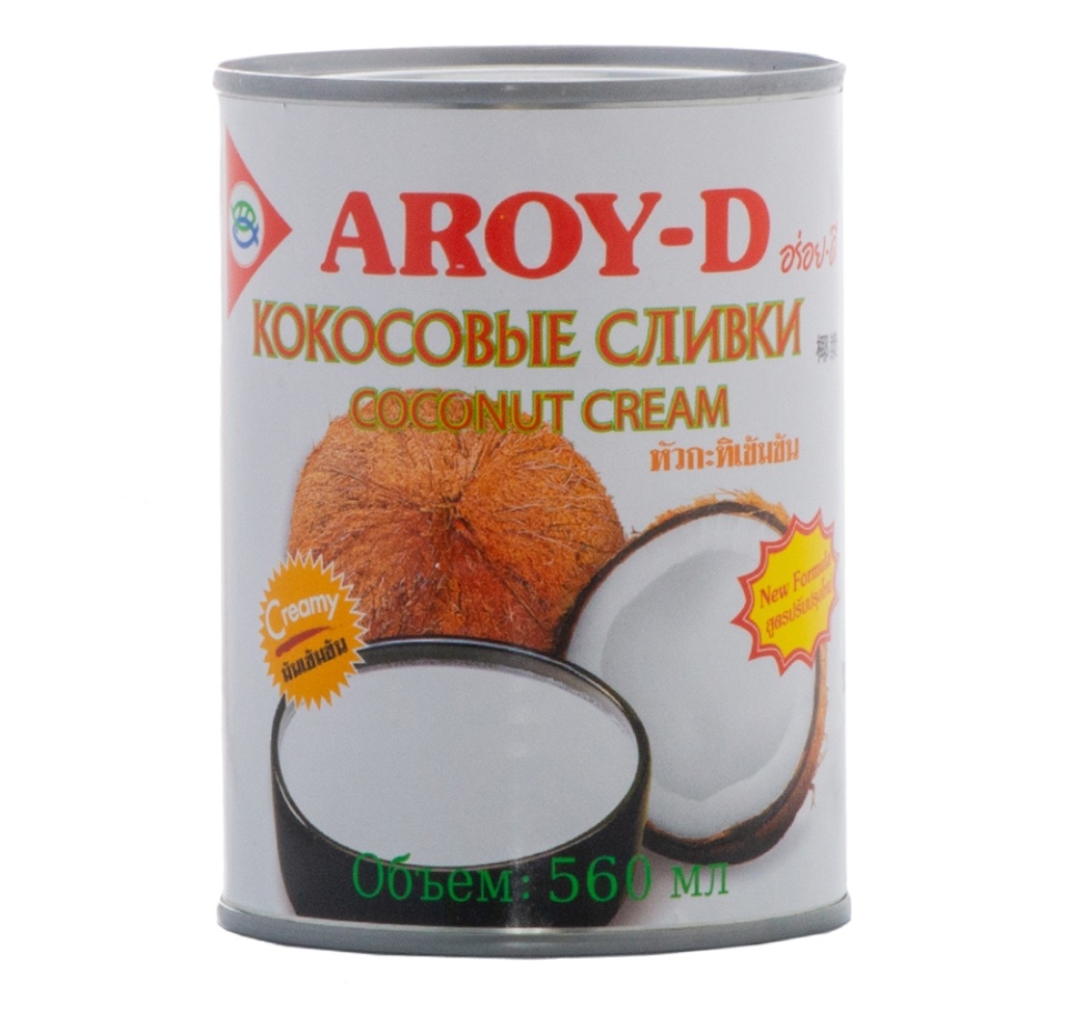 

Сливки кокосовые Aroy-D 20-22% 560 мл