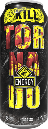 

Напиток энергетический TORNADO Energy Skill газированный, 0.45л