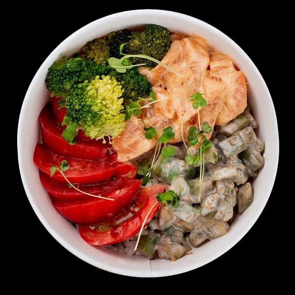 Поке с лососем 320г