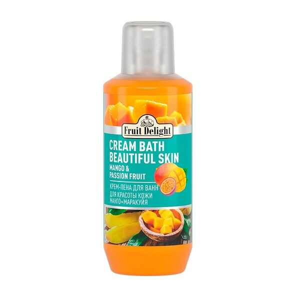 Пена-крем для ванн Fruit Delight для красоты кожи, манго-маракуйя, 1 л