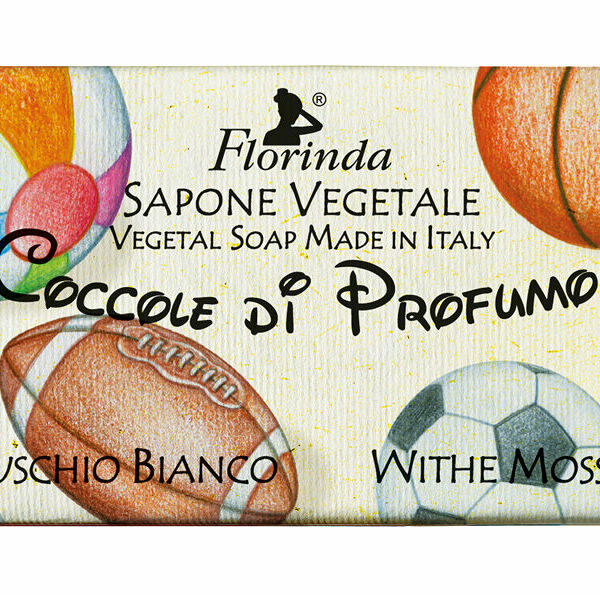 FLORINDA Muschio Bianco Мыло для тела Белый Мускус, 100 г