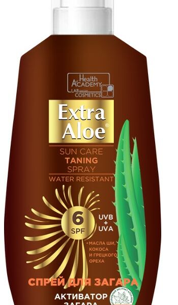 Спрей для загара EXTRA ALOE с маслами SPF6