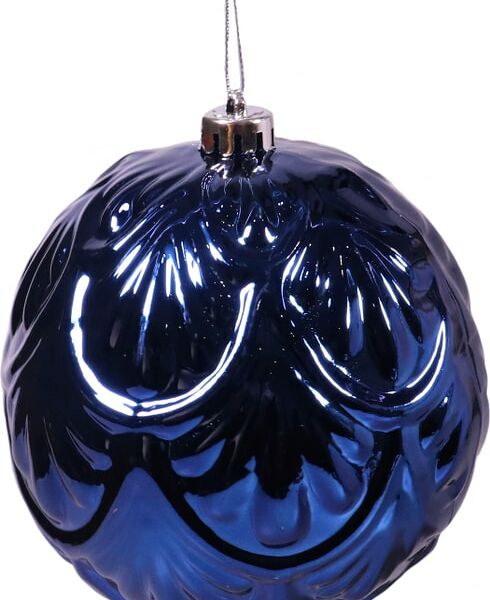 Елочный шар Magic Time синий 12см