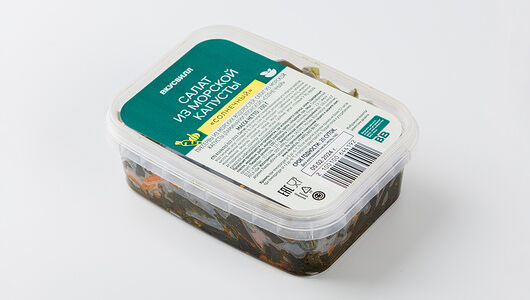 Салат из морской капусты «Солнечный»