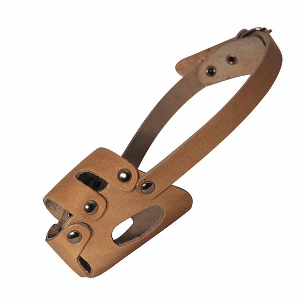 Намордник для щенков кожаный ТМ Gamma (Гамма)