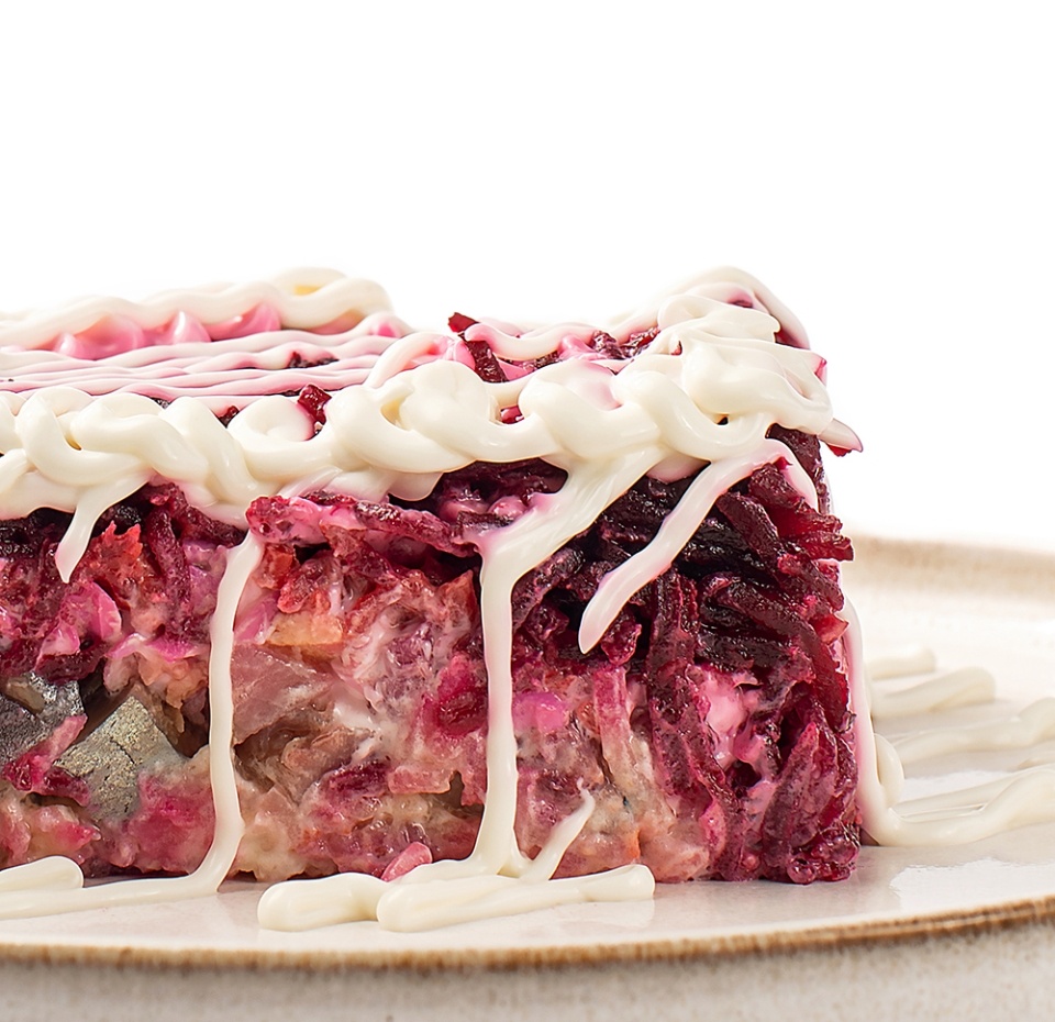 

Салат Сельдь под шубой вес