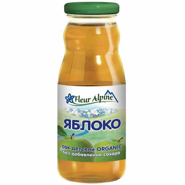 ФЛЁР АЛЬПИН Сок Яблоко с 4 мес
