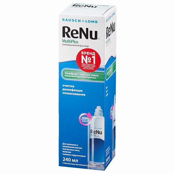 Раствор для линз ReNu MultiPlus 240 мл