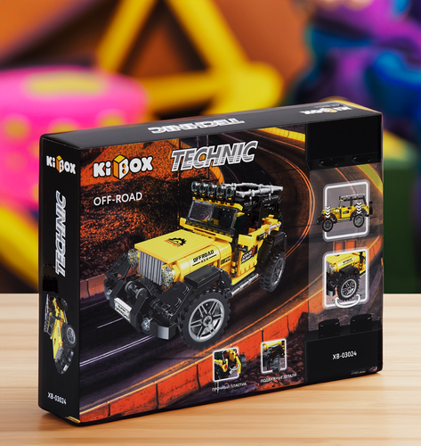 

Конструктор Kibox Джип 550 деталей, Арт. XB-03024