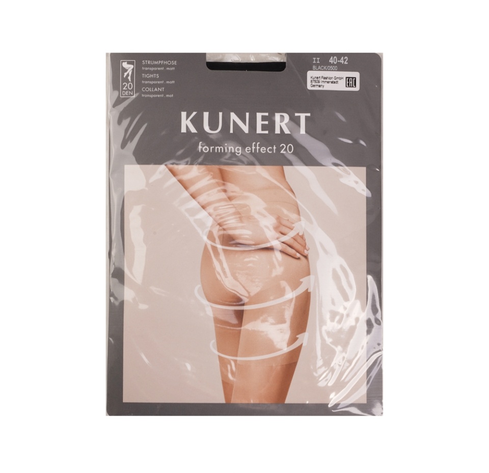 

Колготки KUNERT FORMING EFFECT цвет 050/черный 20 den размер 2, Германия