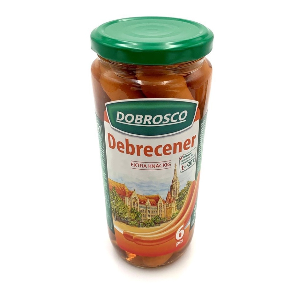 

Колбаски «Дебреценские» в банке, DOBROSCO