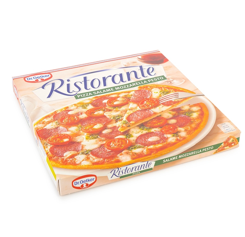 

Пицца «Ристоранте. Салями, моцарелла, песто» Dr.Oetker 360 г, Германия