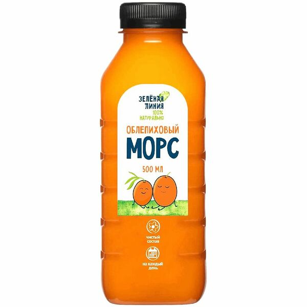 Морс Облепиховый Зелёная Линия, 500мл