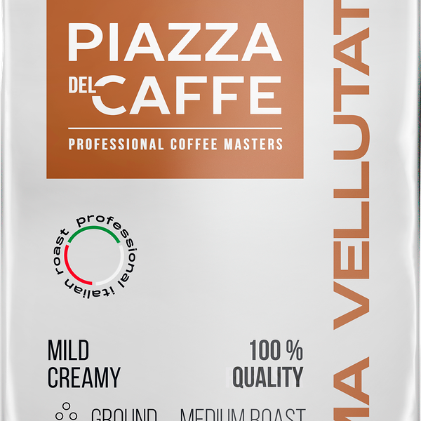 Кофе молочный Piazza Del Caffe Crema Vellutata жареный 250г