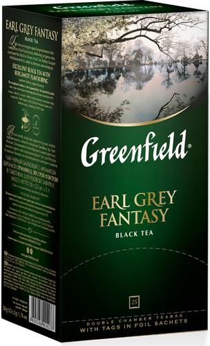 

Чай чёрный Greenfield Earl Grey Fantasy 25 пакетиков 50 г