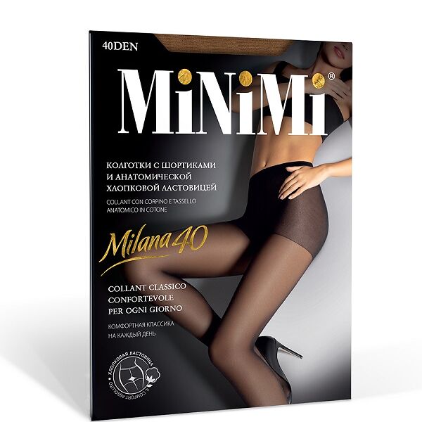 Колготки женские Mini Milana 40 (шортики) Daino 3 Китай