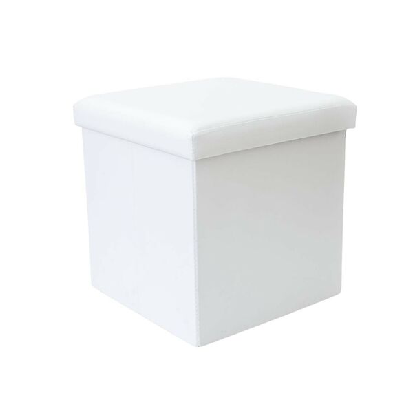Пуф 38х38х37.5 см белый