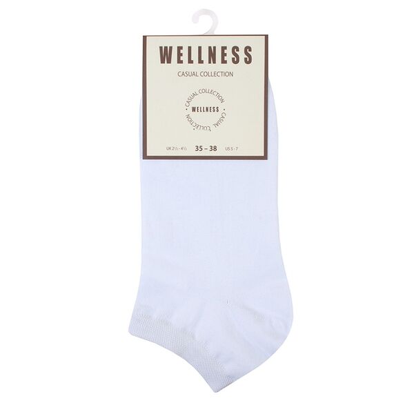 Носки белого цвета, размер 35-38 WELLNESS Россия