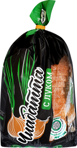 Чиабатта КАРАВАЙ КУБАНИ с луком, в нарезке, 250г