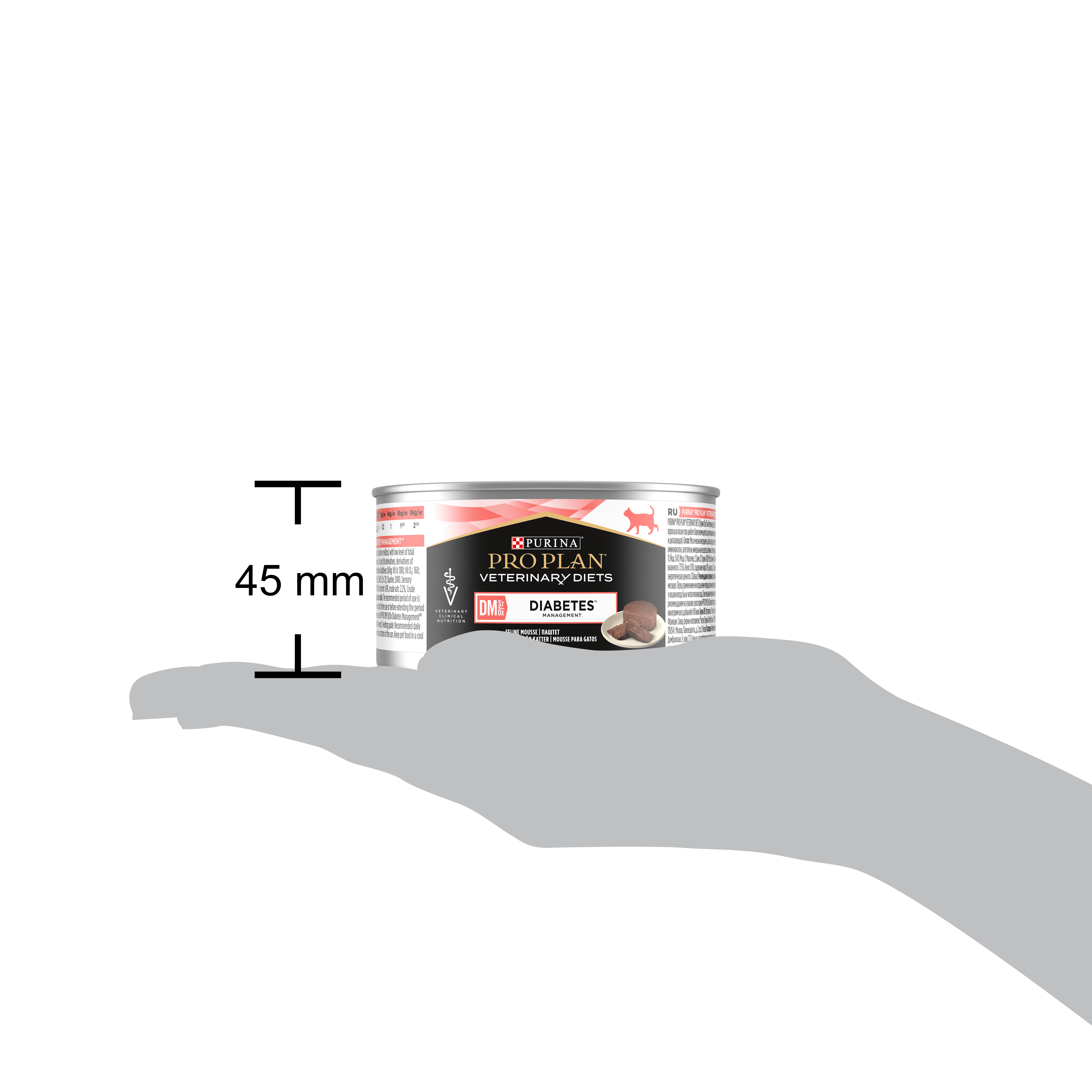 

Влажный корм для кошек диетический Pro Plan Veterinary Diets Diabetes Management при сахарном диабете, паштет, 195 г