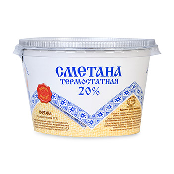 

Сметана Коровка из Кореновки термостатная 20% 180 г