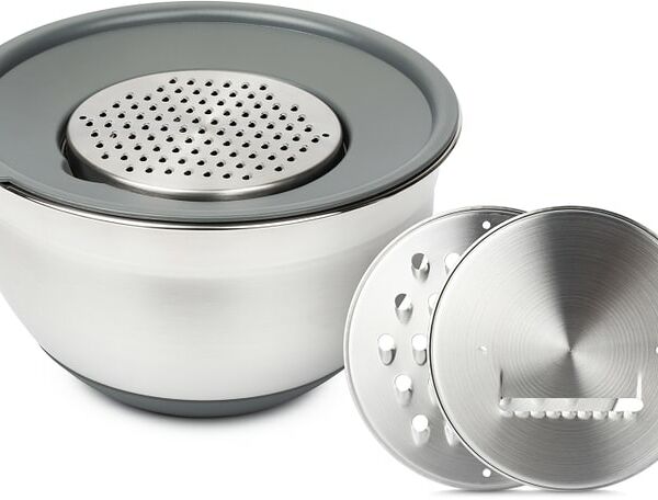 Миска с теркой Attribute Steel Grate it 3л