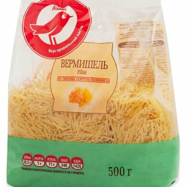 Вермишель АШАН Красная птица