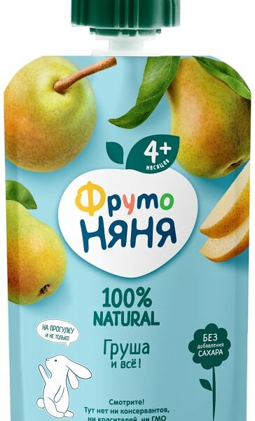 Пюре ФрутоНяня Груша 90г