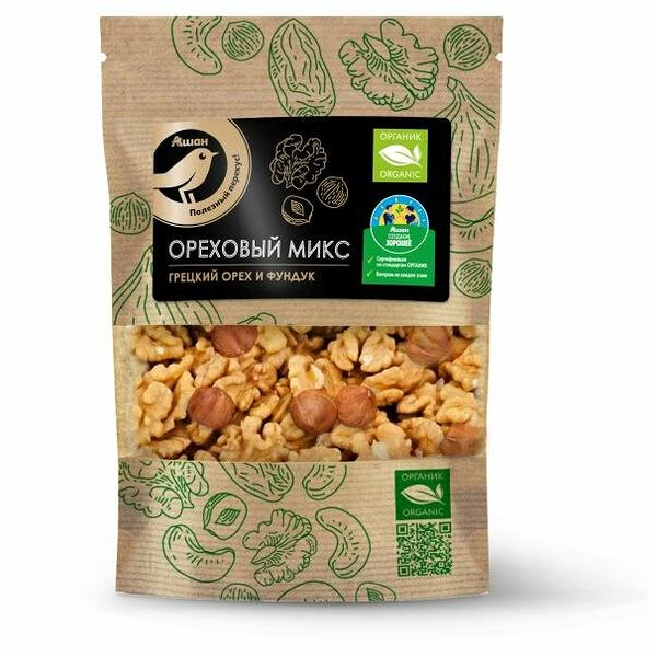 Микс АШАН Золотая птица ореховый, 100 г