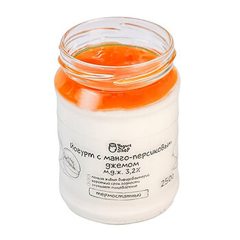 Йогурт Yogurt Shop с манго-персиковым джемом 3.2%