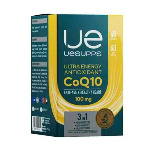 UESUPPS Ultra Energy Antioxidant CoQ-10 100 мг капсулы 60 шт