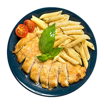 Куриная бризоль с пастой пенне, Уже Готово