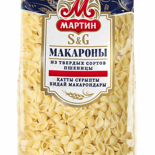 Макаронные изделия Ракушки №1 Мартин (400гр.) гр. А