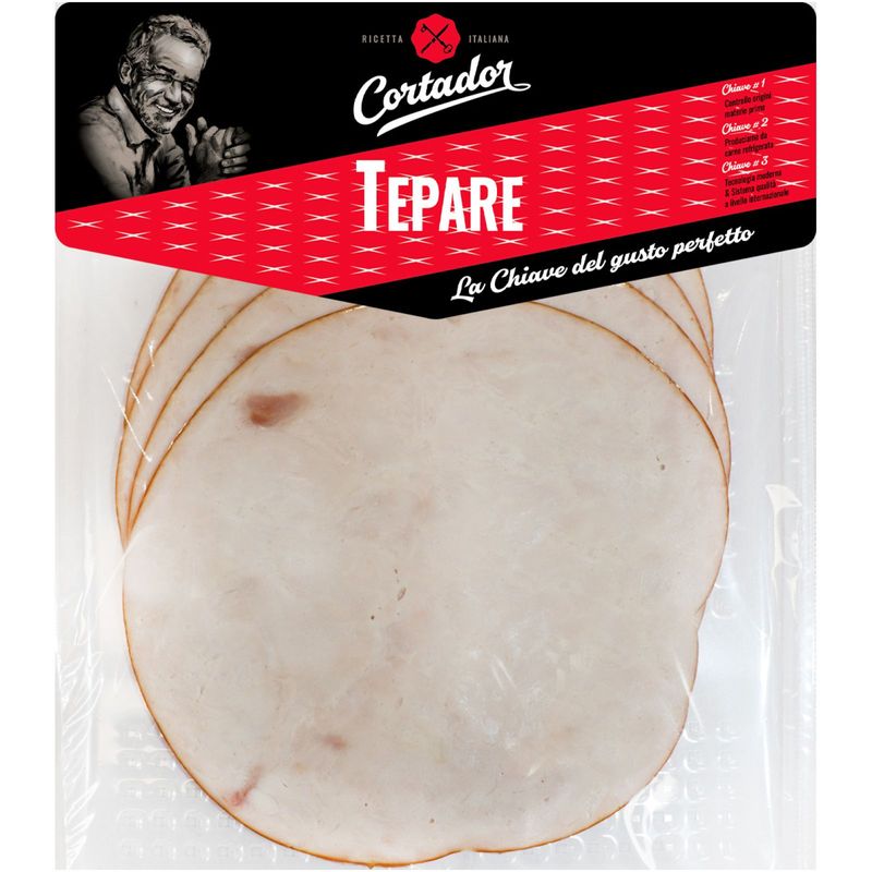 

Продукт мясной Cortador Tepare Индейка из мяса индейки копчено-вареный 170 г