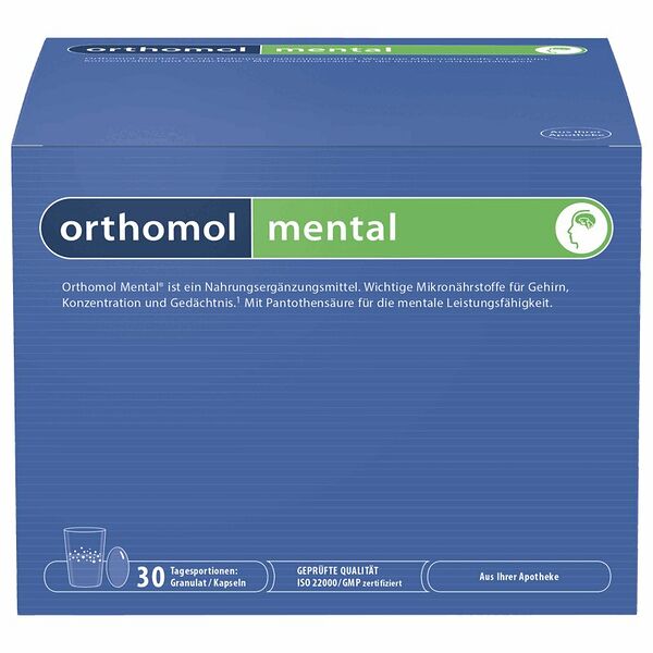 Ортомол Ментал набор пор.+ капс.№30