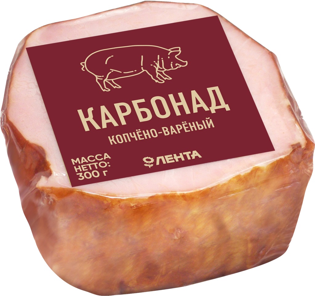 

Карбонад копчено-вареный Лента