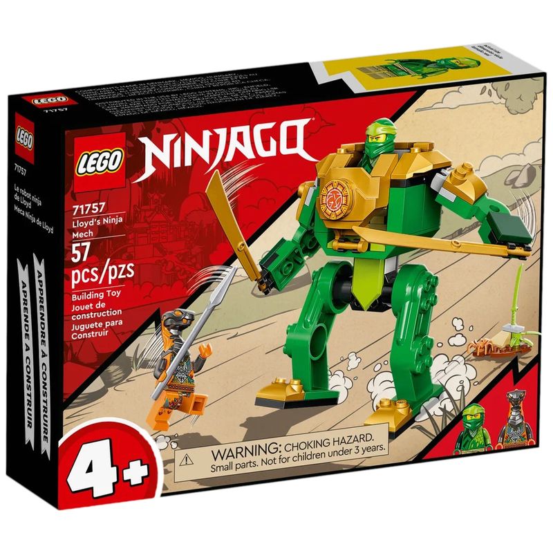 

Конструктор LEGO Ninjago Робот-ниндзя Ллойда 71757