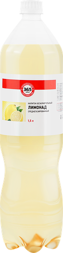Напиток 365 ДНЕЙ Лимонад газированный, 1.5л